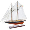 Maquette d’exposition entièrement montée - Mistral Maquettes – Bluenose - 81 cm - vue latérale bâbord avant