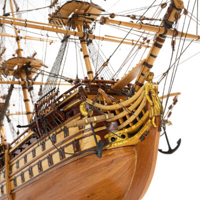 Maquette de collection - Mistral Maquettes - La Bretagne - 92 cm - vue tribord proue