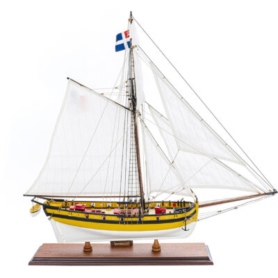 Maquette en Bois du Bateau Le Renard · Reproduction Haut de Gamme Déjà Montée · Licence Exclusive