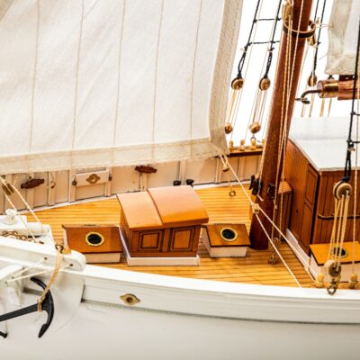 Maquette de La Belle Poule 1932 - Bateau En bois, Déjà Montée - Qualité Exceptionnelle - Navire-école de la Marine Nationale - Mistral Maquettes