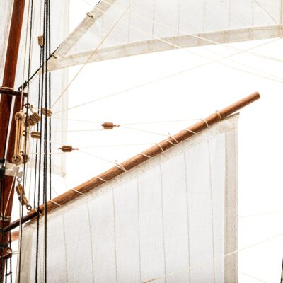 Maquette de La Belle Poule 1932 - Bateau En bois, Déjà Montée - Qualité Exceptionnelle - Navire-école de la Marine Nationale - Mistral Maquettes