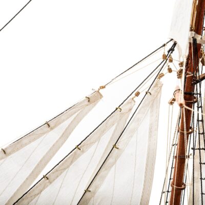 Maquette de La Belle Poule 1932 - Bateau En bois, Déjà Montée - Qualité Exceptionnelle - Navire-école de la Marine Nationale - Mistral Maquettes