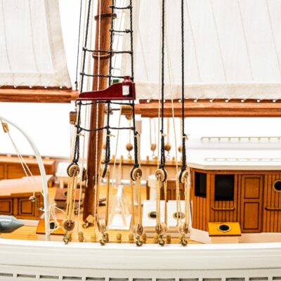 Maquette de La Belle Poule 1932 - Bateau En bois, Déjà Montée - Qualité Exceptionnelle - Navire-école de la Marine Nationale - Mistral Maquettes