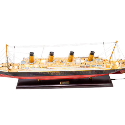 Maquette du Titanic en version Eclairée · Bateau en Bois Déjà Monté · Qualité Exceptionnelle & Haut de Gamme · Mistral Maquettes