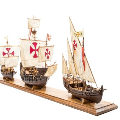 Maquette de Bateau de La Pinta - Maquette de la Nina - Maquette de la Santa Maria - Déjà Montée - Maquette Caravelle Christophe Colomb - Mistral Maquettes