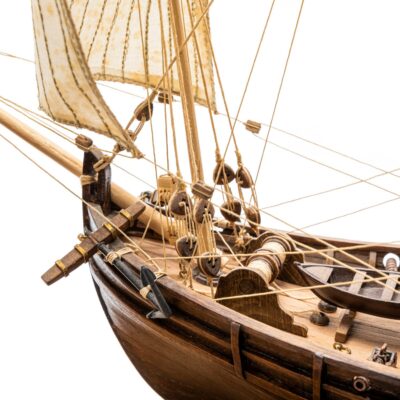 Maquette de Bateau de La Pinta - Maquette de la Nina - Maquette de la Santa Maria - Déjà Montée - Maquette Caravelle Christophe Colomb - Mistral Maquettes