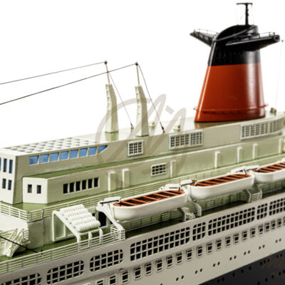 Maquette du France - Célèbre Paquebot Français - Maquette de Bateau en Série Limitée - Mistral Maquettes