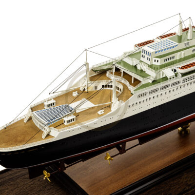 Maquette du France - Célèbre Paquebot Français - Maquette de Bateau en Série Limitée - Mistral Maquettes