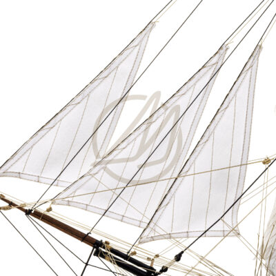 Maquette du Bucentaure - Vaisseau-Amiral Français au cours de la Bataille de Trafalgar 1805 - Maquette en bois Montée, Prête à Exposer - Qualité Musée