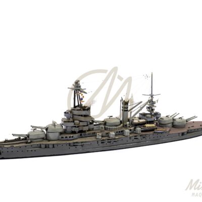 Maquette du Bretagne en bois vue d’ensemble