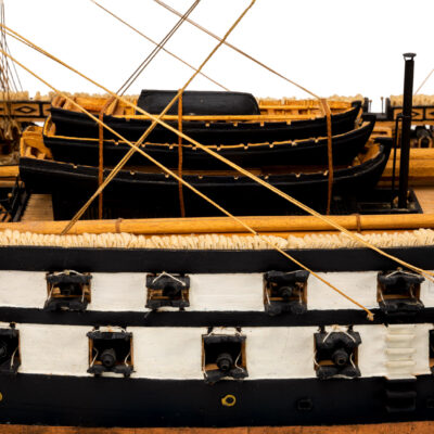 Maquette de La Belle Poule · Frégate de 60 Canons · Maquette d'Antiquité entièrement restaurée. - Mistral Maquettes