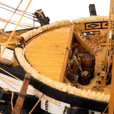 Maquette de La Belle Poule · Frégate de 60 Canons · Maquette d'Antiquité entièrement restaurée. - Mistral Maquettes