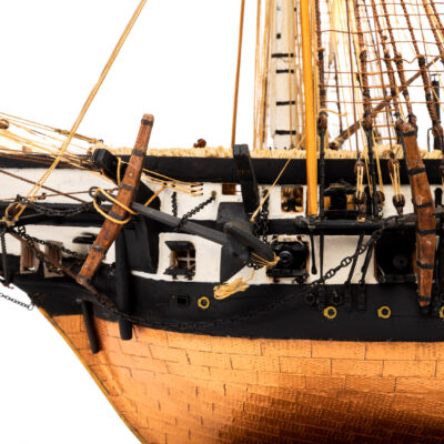 Maquette de La Belle Poule · Frégate de 60 Canons · Maquette d'Antiquité entièrement restaurée. - Mistral Maquettes