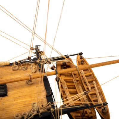 Maquette de La Belle Poule · Frégate de 60 Canons · Maquette d'Antiquité entièrement restaurée. - Mistral Maquettes