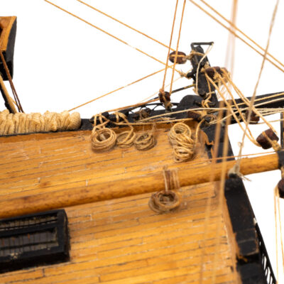 Maquette de La Belle Poule · Frégate de 60 Canons · Maquette d'Antiquité entièrement restaurée. - Mistral Maquettes