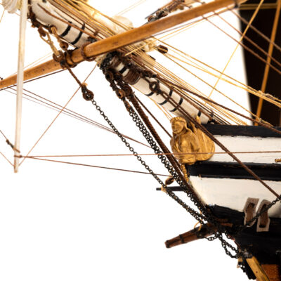 Maquette de La Belle Poule · Frégate de 60 Canons · Maquette d'Antiquité entièrement restaurée. - Mistral Maquettes