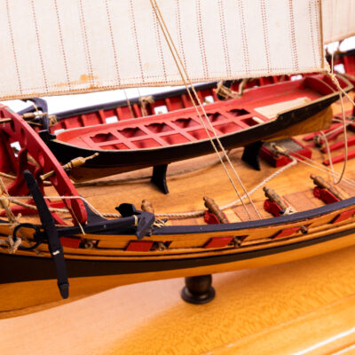 Maquette du Chébec Méditerranéen · Exemplaire Unique d'Antiquité