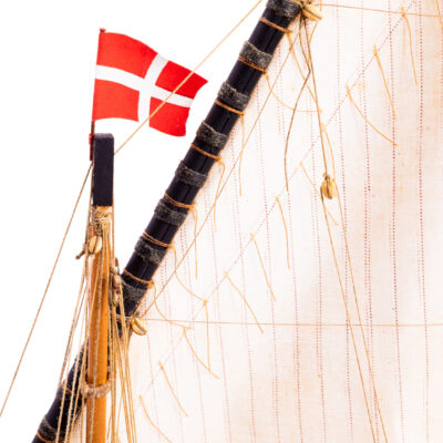 Maquette du Chébec Méditerranéen · Exemplaire Unique d'Antiquité