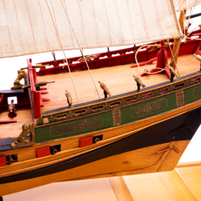 Maquette du Chébec Méditerranéen · Exemplaire Unique d'Antiquité