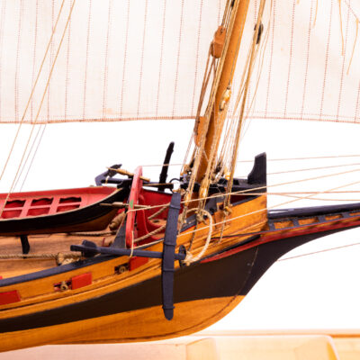 Maquette du Chébec Méditerranéen · Exemplaire Unique d'Antiquité