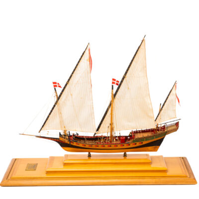 Maquette du Chébec Méditerranéen · Exemplaire Unique d'Antiquité