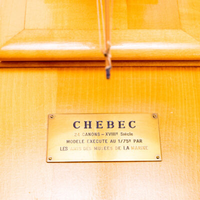 Maquette du Chébec Méditerranéen · Exemplaire Unique d'Antiquité