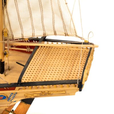 Maquette de Bateau du Chebec L'Indiscret - Déjà Montée - Maquette en Bois - Mistral Maquettes