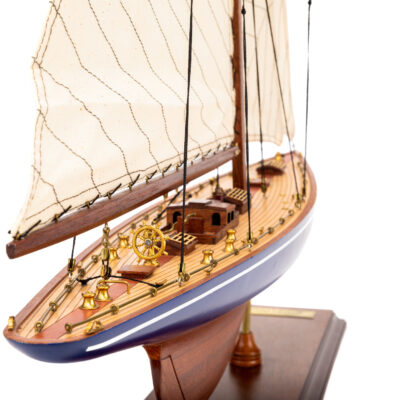 Maquette de l'Endeavour · Classe J · Bateau en Bois Déjà Monté · Haut de Gamme · Maquette d'exposition