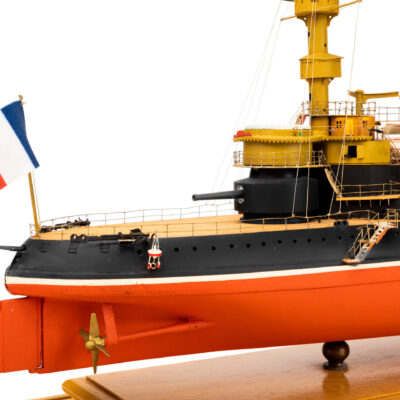 Maquette du Cuirassé Hoche · Exemplaire unique d'Antiquité - Mistral Maquettes