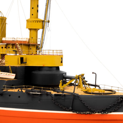 Maquette du Cuirassé Hoche · Exemplaire unique d'Antiquité - Mistral Maquettes