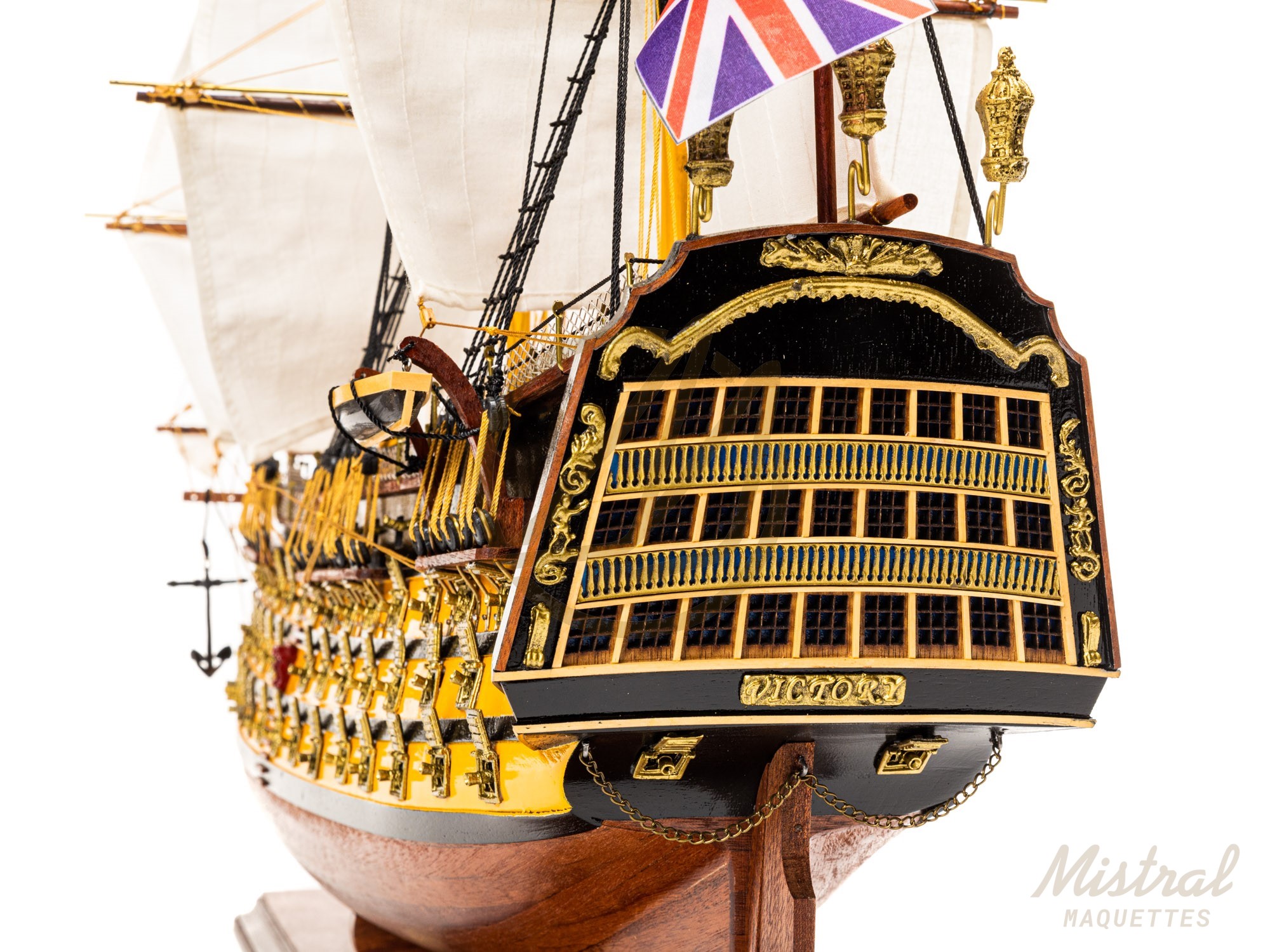 Maquette du bateau en bois HMS Victory !!
