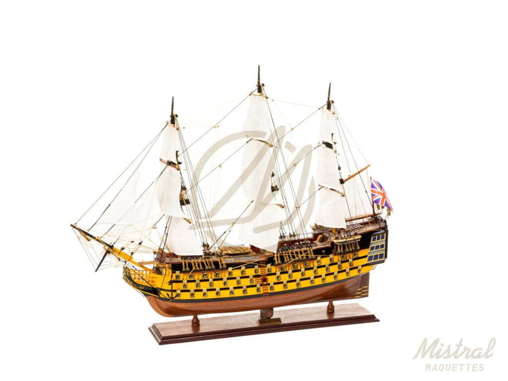 Maquette bateau en bois type 3 Mâts Barque