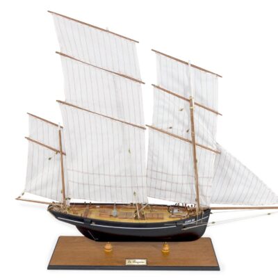 Maquette de la Bisquine · La Cancalaise · Bateau en Bois Déjà Monté · Haut de Gamme · Mistral Maquettes