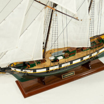 Maquette d'exposition entièrement montée –Mistral Maquettes - La Recouvrance - 80 cm - vue plongeante globale