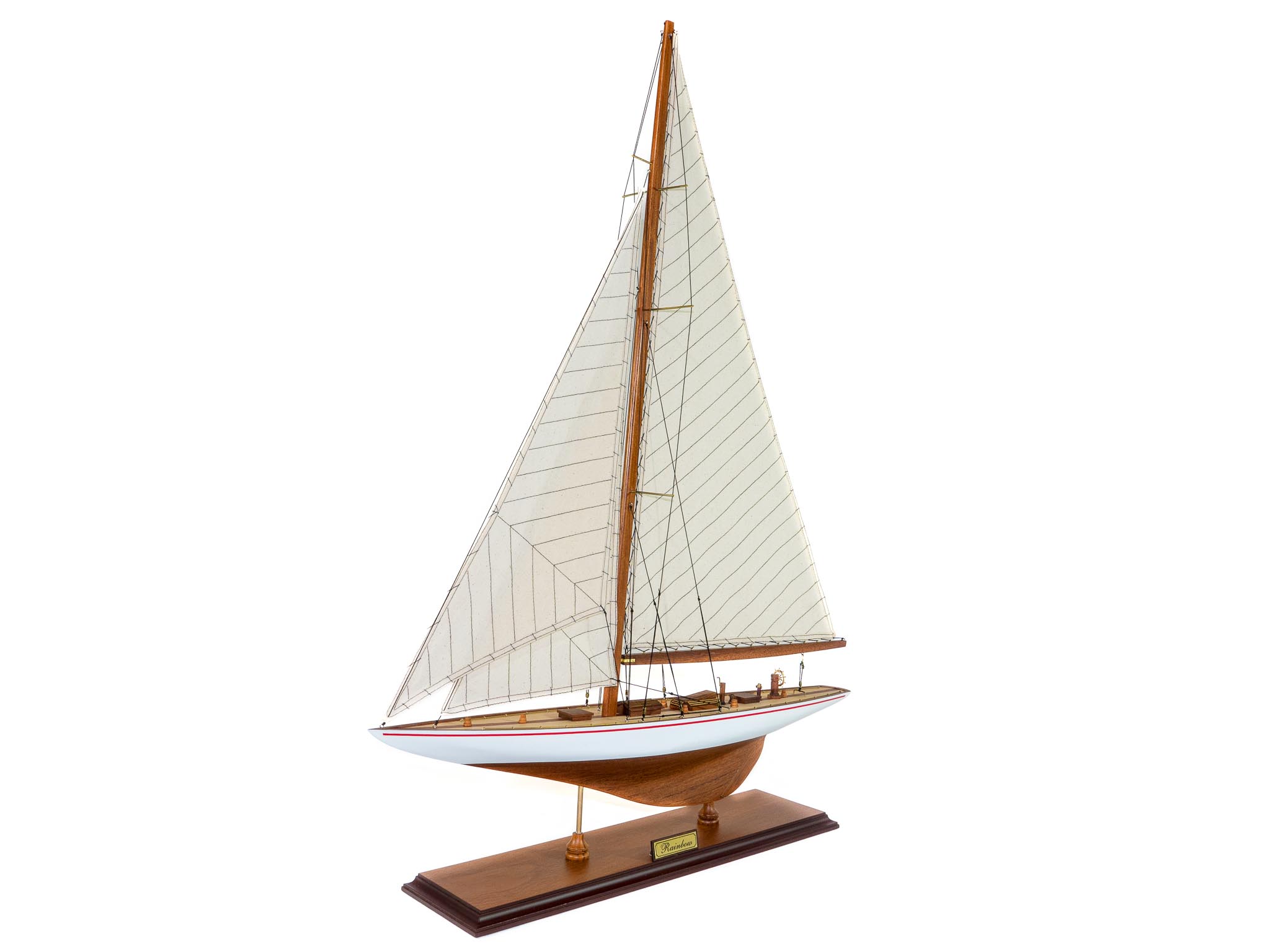 B016 Tableau bord de mer déco marine : Maquette de bateau
