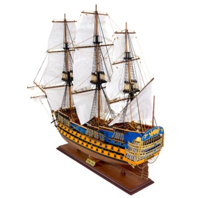 Maquette d'exposition entièrement montée –Mistral Maquettes - Le Royal Louis - 94 cm - vue globale bâbord arrière