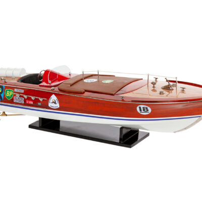 Maquette d'exposition entièrement montée – Mistral Maquettes - Montecarlo - 68 cm - Vue latérale tribord