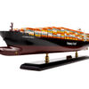 Maquette du Porte-Conteneur Colombo Express · Armé par Hapag-Lloyd · Maquette haut de gamme en bois déjà montée · Maquette de bateau décorative d'exposition · Mistral Maquettes