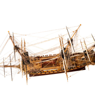 Maquette du Superbe · Frégate de 60 Canons · Pièce d'Antiquité