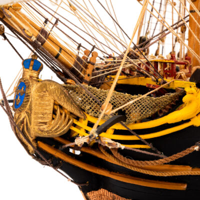 Maquette du Superbe · Frégate de 60 Canons · Pièce d'Antiquité