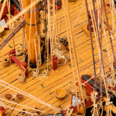 Maquette du Superbe · Frégate de 60 Canons · Pièce d'Antiquité