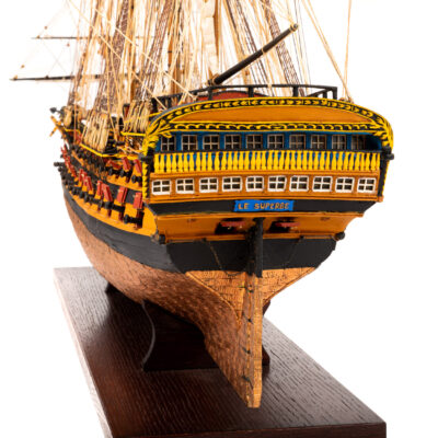 Maquette du Superbe · Frégate de 60 Canons · Pièce d'Antiquité