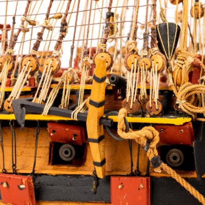 Maquette du Superbe · Frégate de 60 Canons · Pièce d'Antiquité