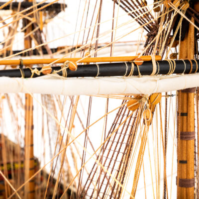Maquette du Superbe · Frégate de 60 Canons · Pièce d'Antiquité