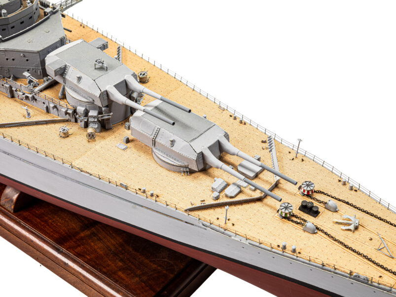 Pont En Bois 1/350 Pour Maquette Cuirassé Tirpitz - Compatible Avec Kit Trumpeter 05359