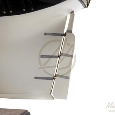 Maquette de La Confiance, Série Limitée de qualité Musée, détail de la quille