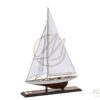 Maquette du voilier Rainbow classe J 1934 – Mistral Maquettes, qualité décorative, longueur 48 cm