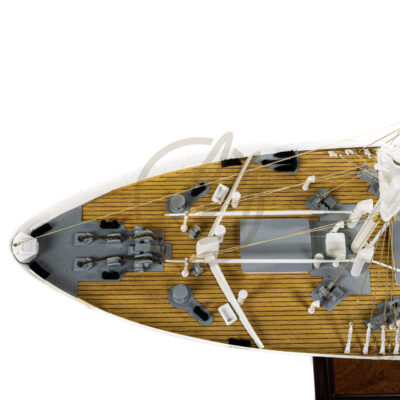 Maquette du Ferdinand de Lesseps - Paquebot en Bois - Prêt à Exposer - Série Limitée - Détail du Pont