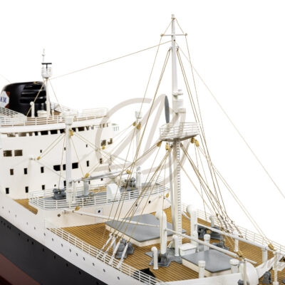 Maquette du Ferdinand de Lesseps - Paquebot en Bois - Prêt à Exposer - Série Limitée - Détail du Pont