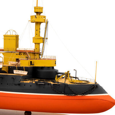 Maquette du Cuirassé Hoche · Exemplaire unique d'Antiquité - Mistral Maquettes